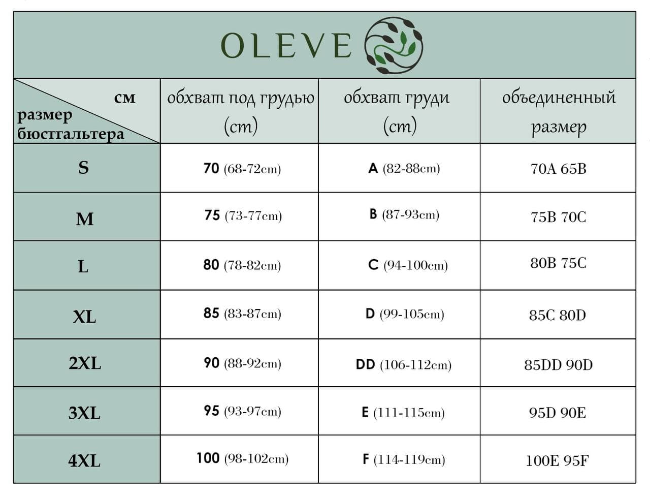 OLEVE — Бюстгальтеры